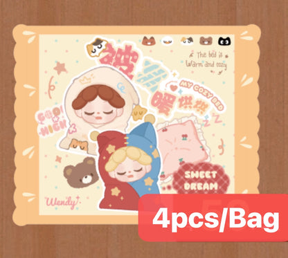 Wendy beans(My bed cozy) One blind bag 4pcs