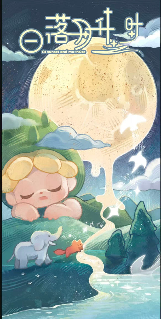 At Sunset And Moonrise Series Wendy