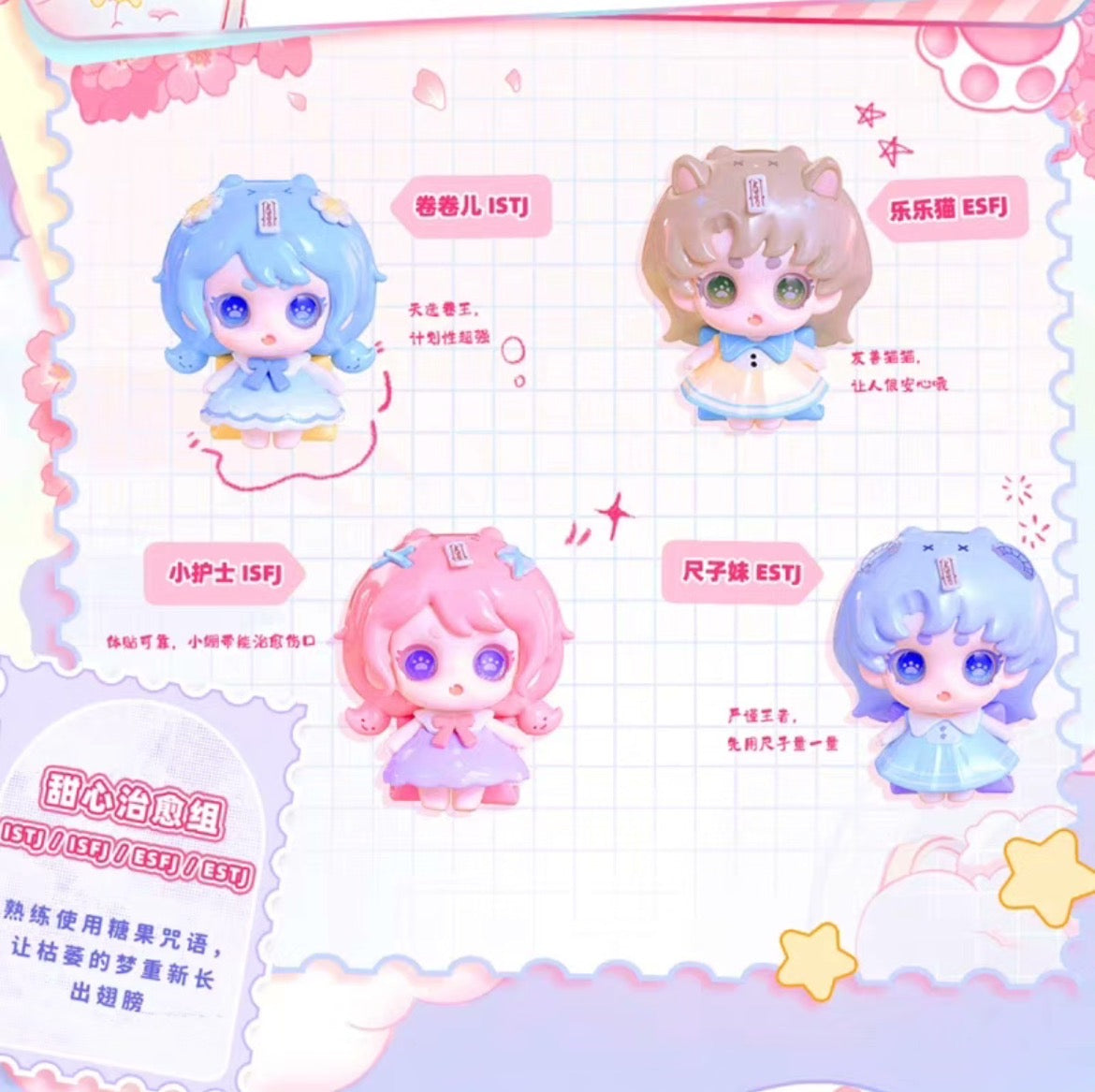 KEENO MBTI Little Cutie Series（Whole Box 16pcs）