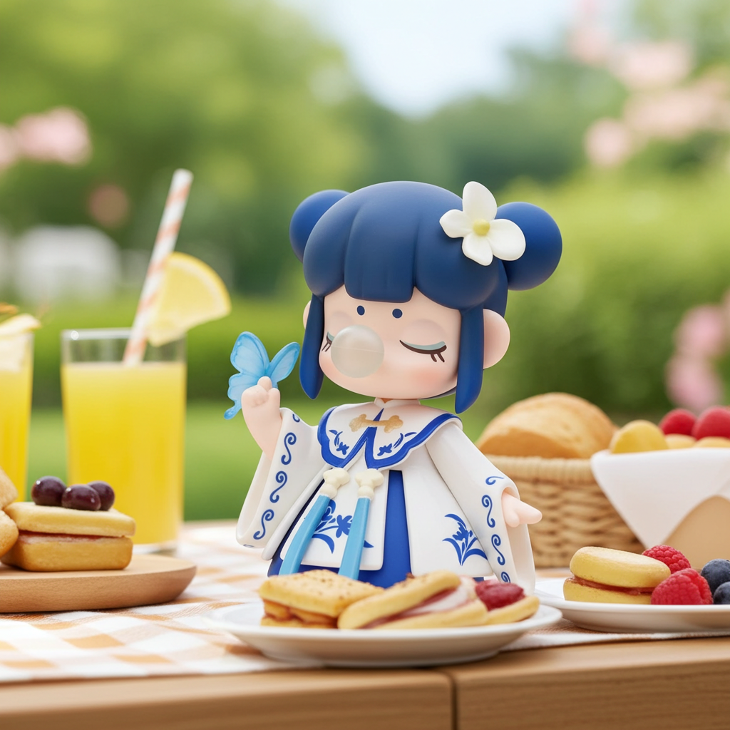 Limited Blue And White Porcelain Nanci