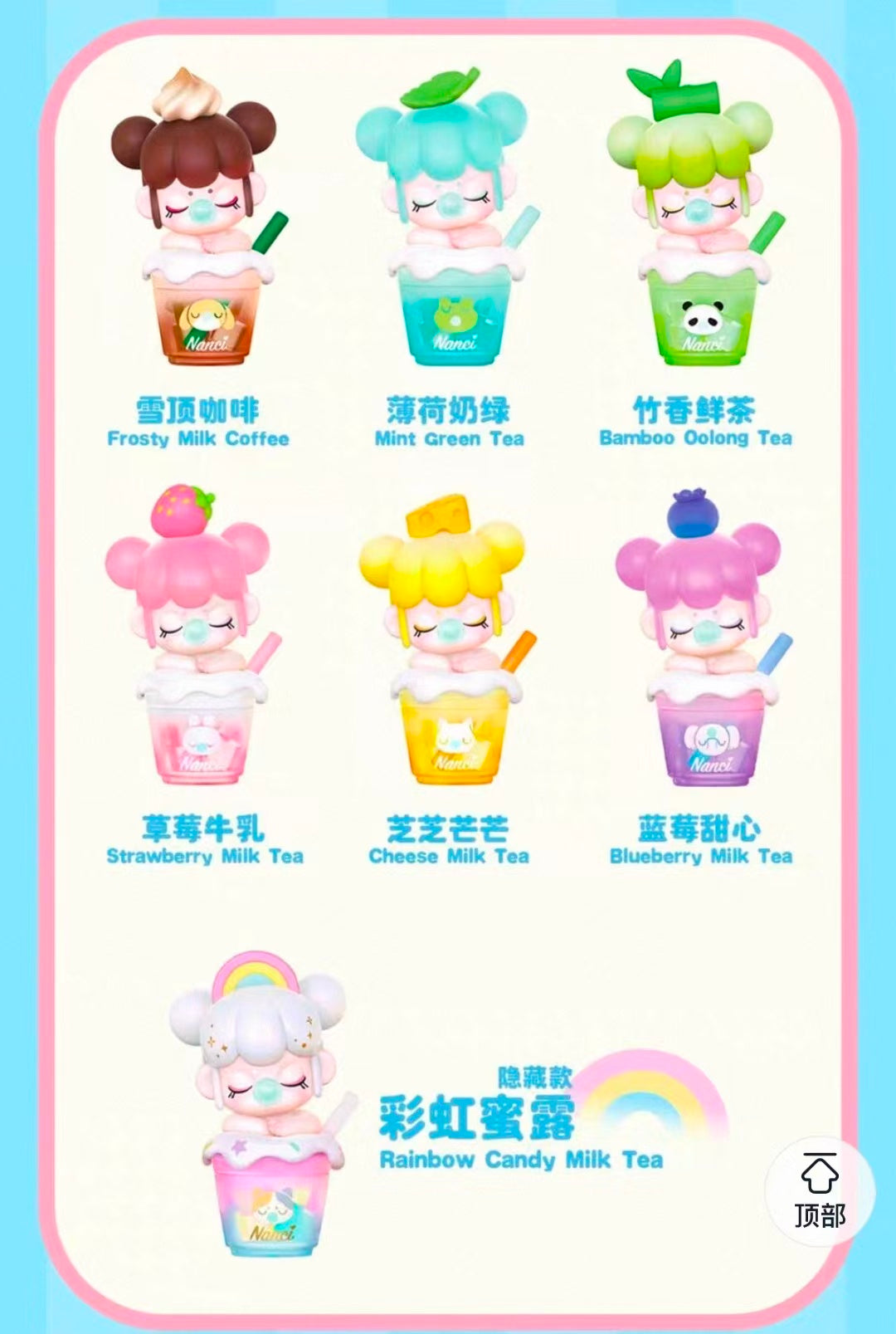 Nanci Rainbow Candy Milk Tea