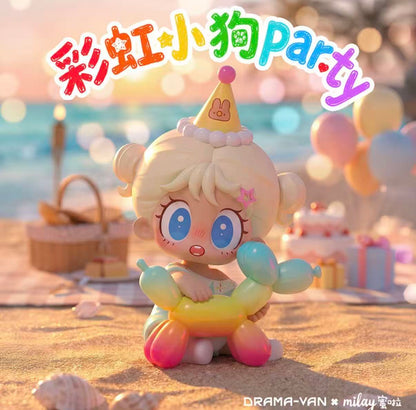 🌈 Rainbow Puppy Party（Whole Box 9pcs）