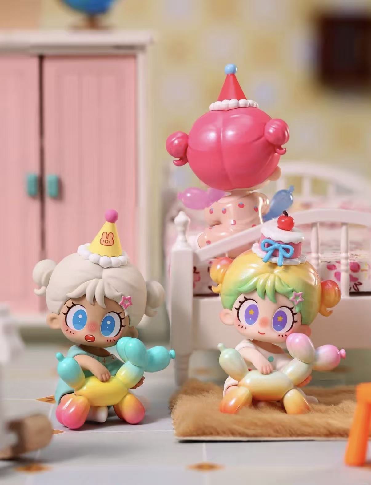 🌈 Rainbow Puppy Party（Whole Box 9pcs）