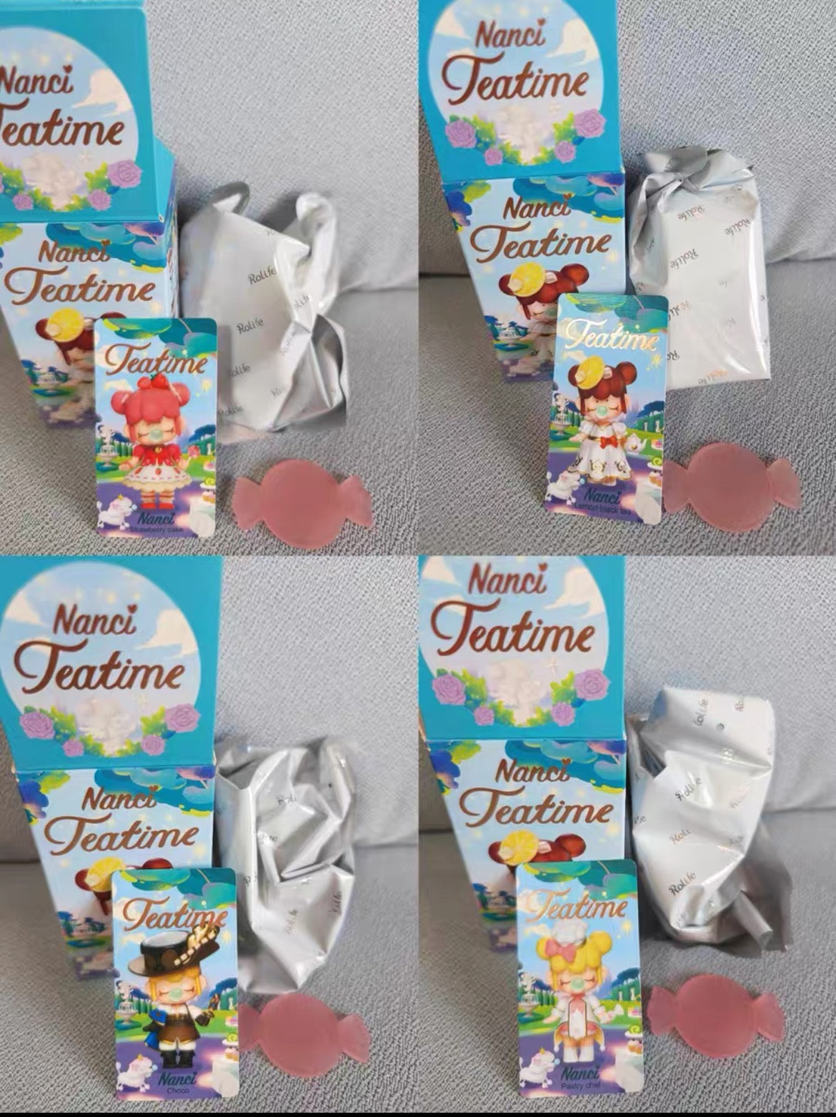 NANCI Tea Time Party Official genuine version opened box unopened bags whole set 12pcs