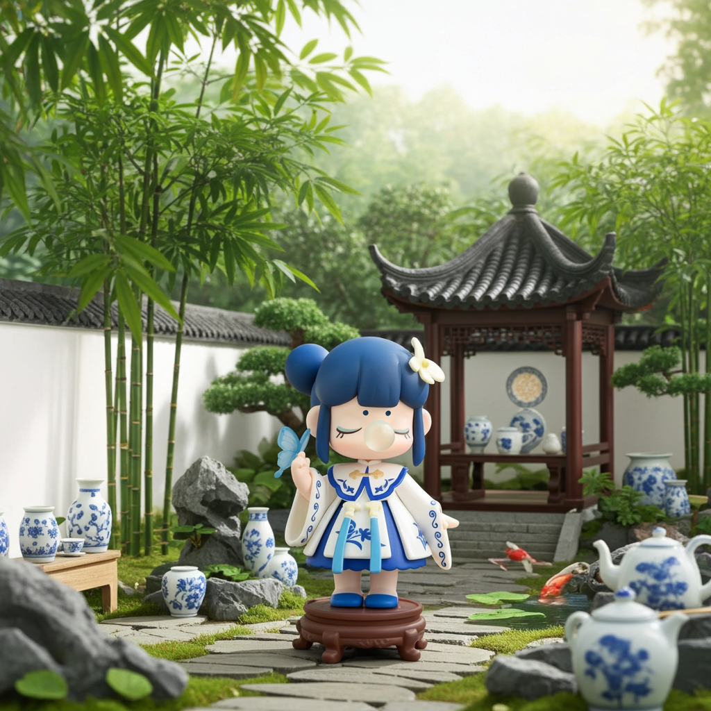 Limited Blue And White Porcelain Nanci